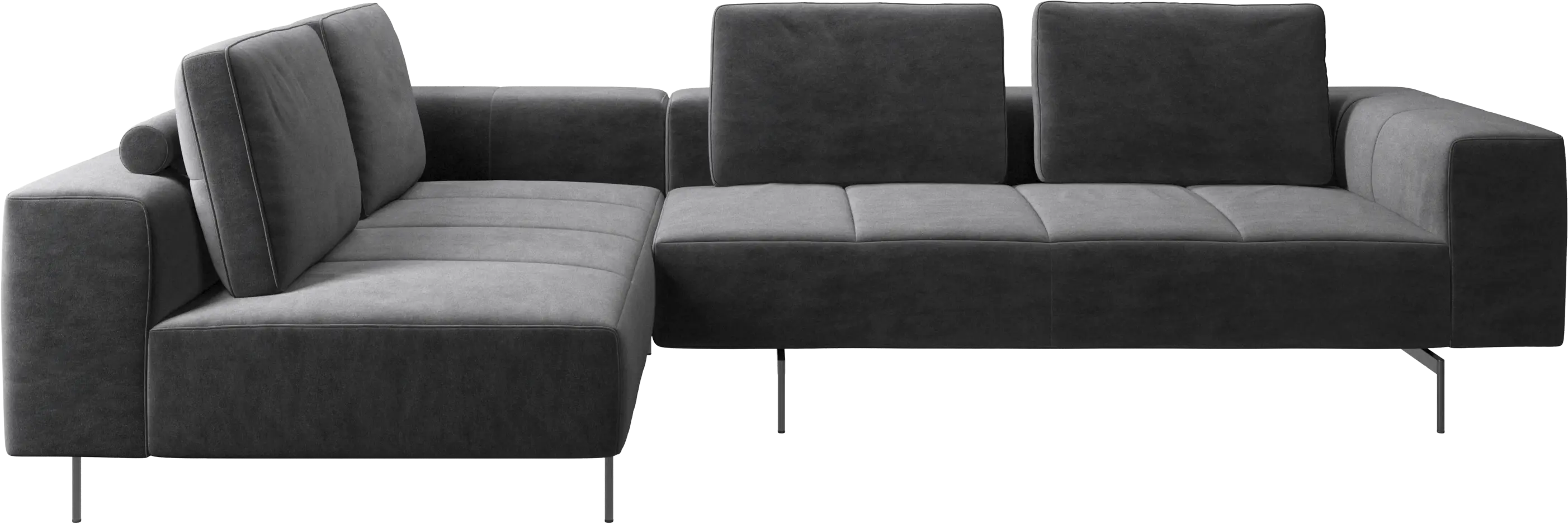 Amsterdam corner sofa with lounging unit